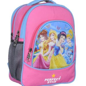 perfect star Nursery Backpack LKG UKG Princess School Bag For Kids (Sky Blue Backpack Small Size)