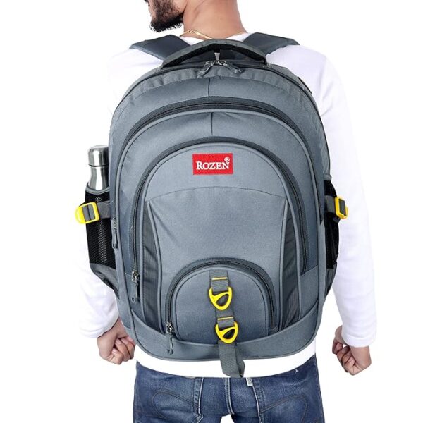 ROZEN School Bag For girls school bags for boys Class 5-10 Large 5 partition 45 L Laptop Collage Office Travel Unisex Backpack - Image 4